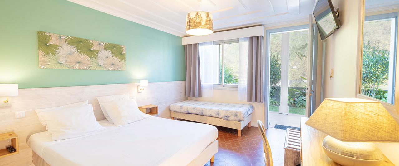 Chambre dans la demeure créole