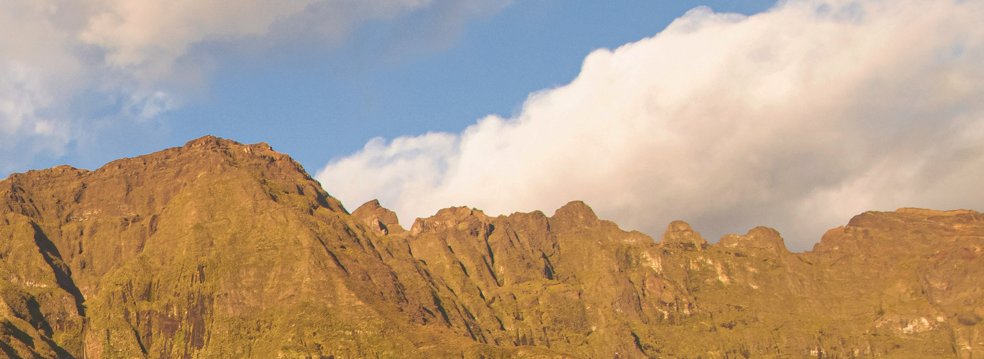 Vue sur les cimes de Salazie